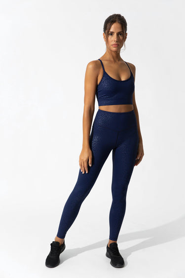 Elysium Indigo Blue Leopard Top - Topíssima